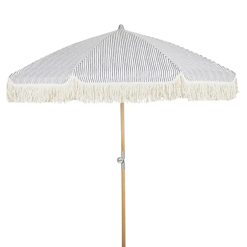 Bästa pris Gatsby parasoll Ø180 cm grårandigt